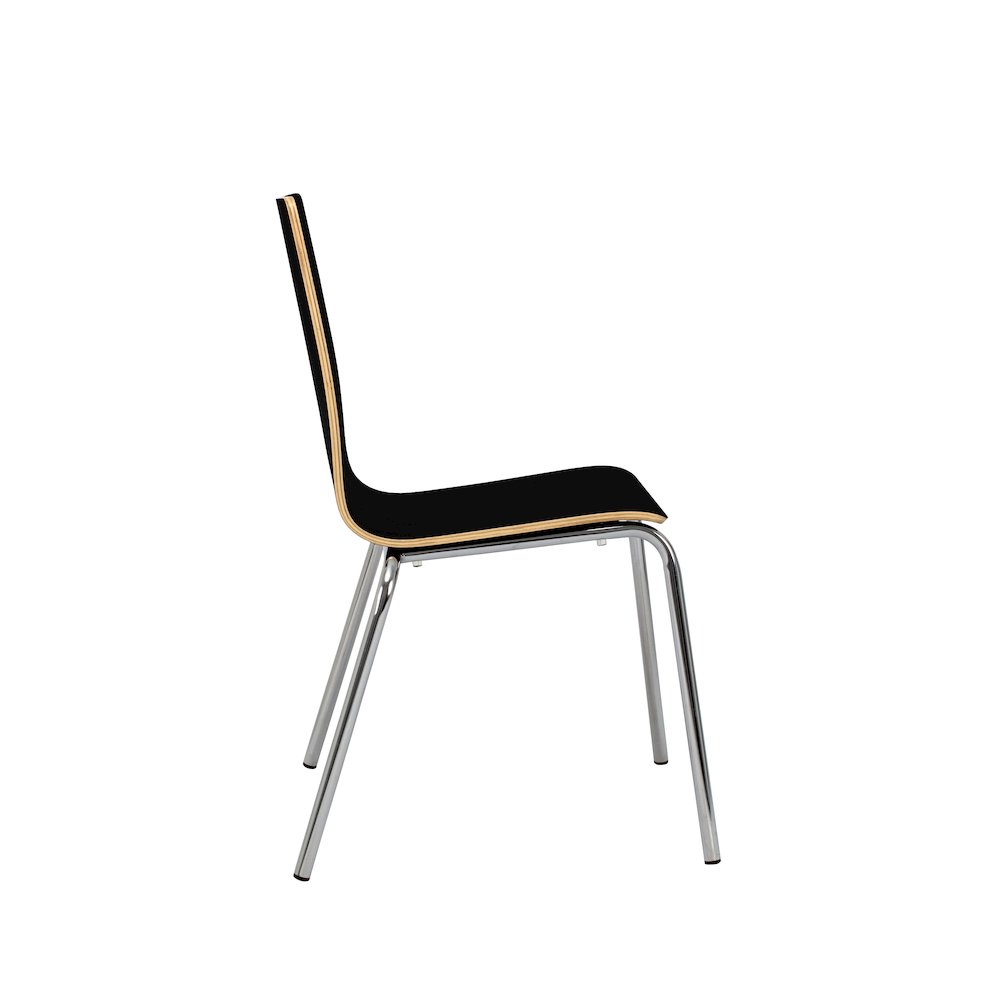Bushwick Bentwood Chair, Black