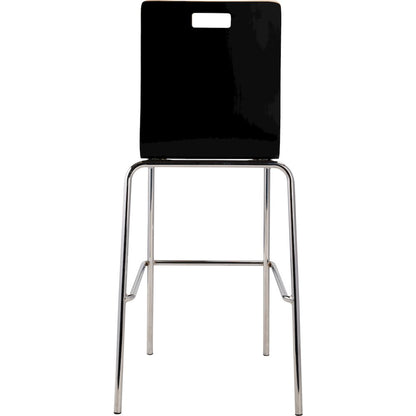 Bushwick Bentwood Stool, Black