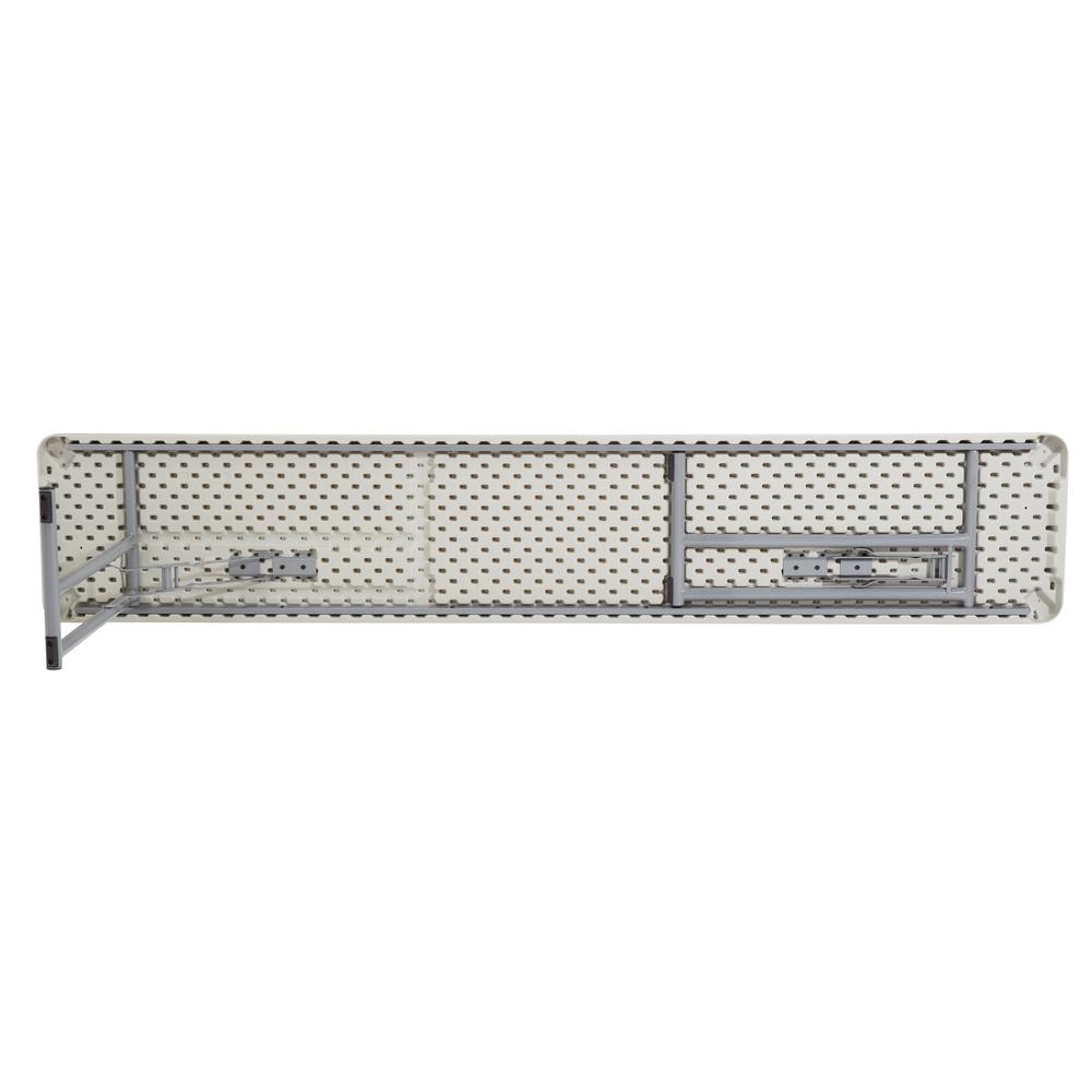 NPS® 18" x 96" Heavy Duty Seminar Folding Table, Speckled Grey