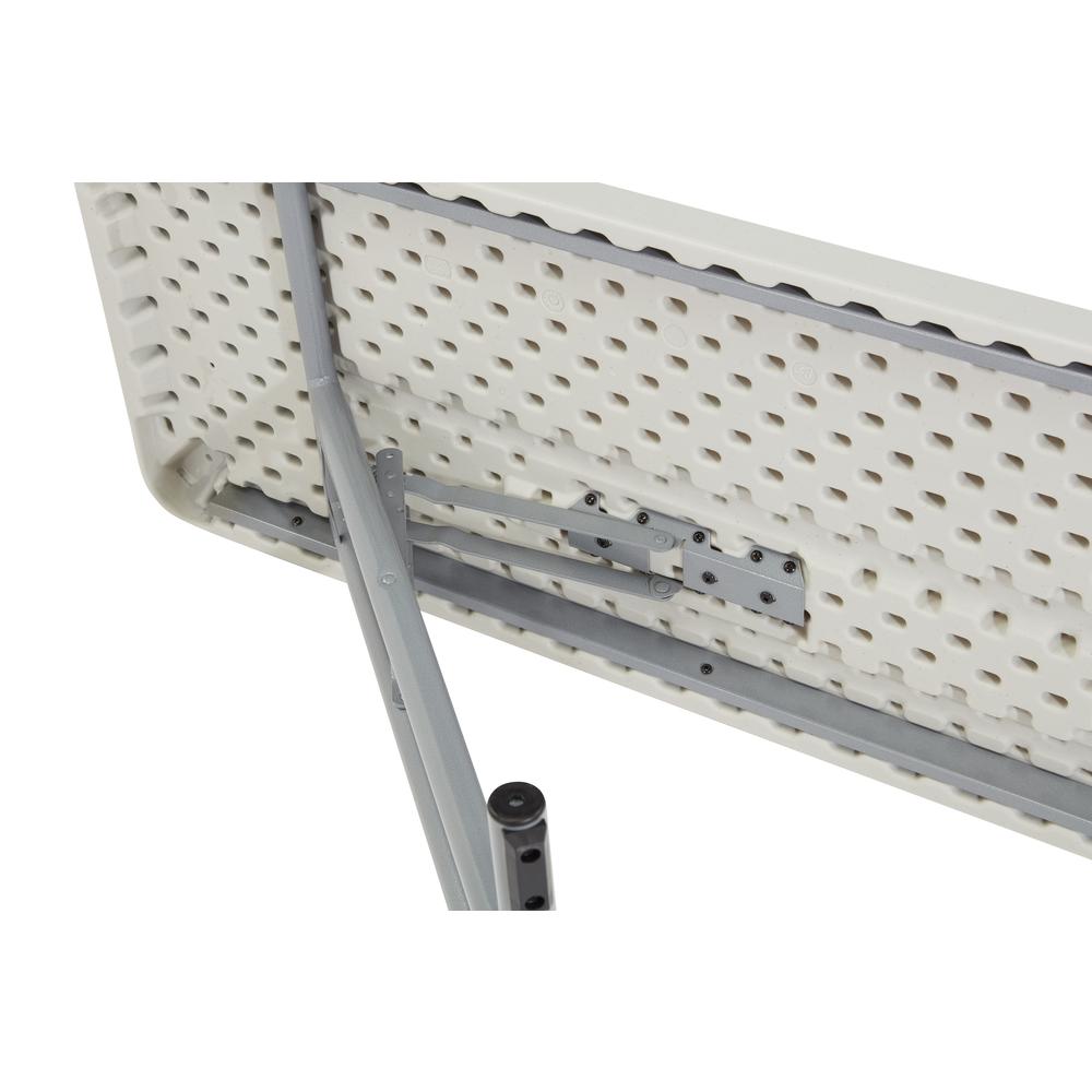 NPS® 18" x 96" Heavy Duty Seminar Folding Table, Speckled Grey