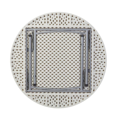 NPS® 48" Heavy Duty Round Folding Table, Speckled Grey