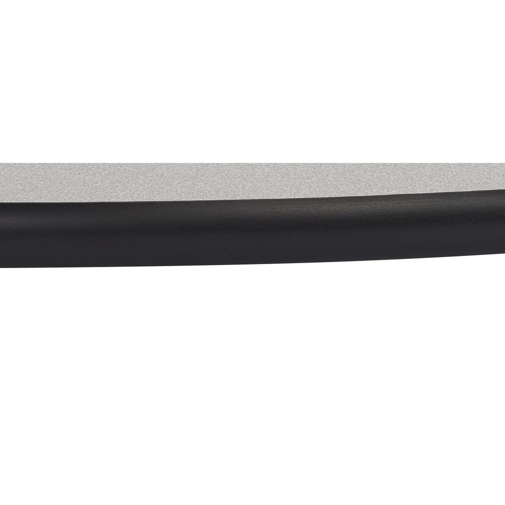 NPS® Café Table, 36" Round, Round Base, 42" Height, Particleboard Core/T-Mold, Grey