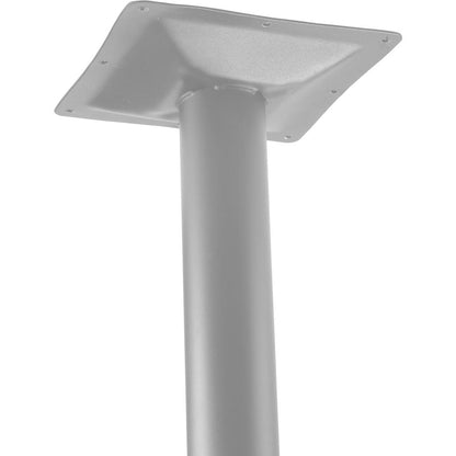 NPS® Café Table, 36" Round, Round Base, 42" Height, Particleboard Core/T-Mold, Grey