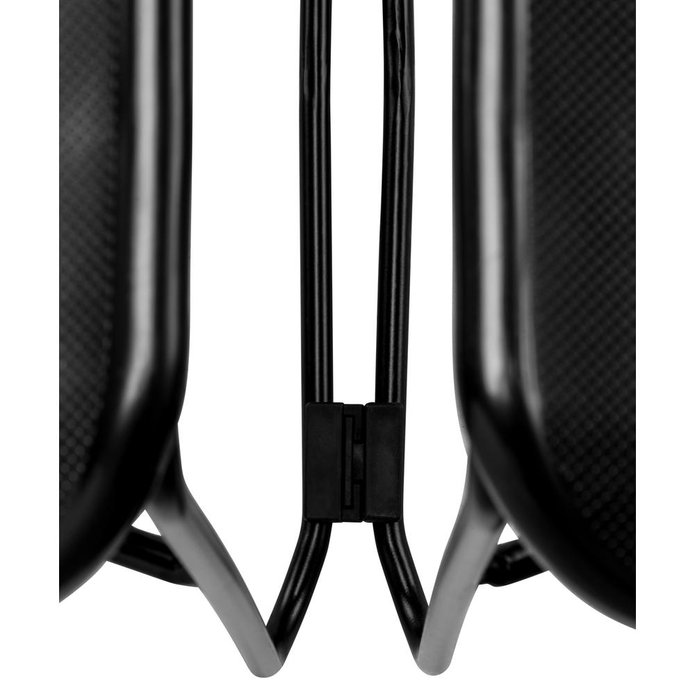 Commercialine® Multi-purpose Ultra Compact Stack Chair, Black