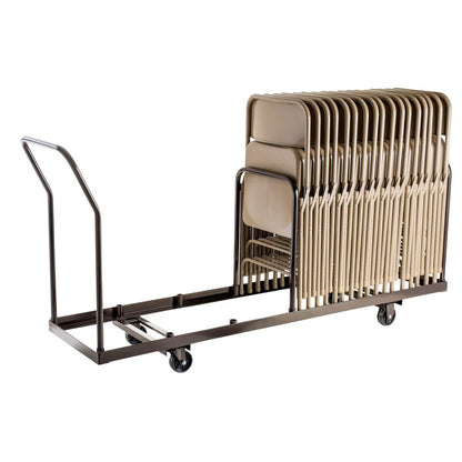 NPS® Folding Chair Dolly For Vertical storage, 35 Chair Capacity