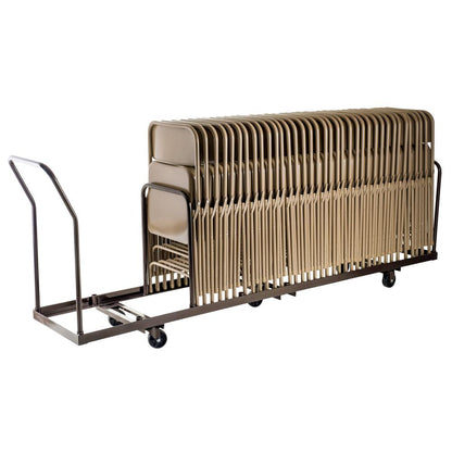 NPS® Folding Chair Dolly For Vertical storage, 50 Chair Capacity