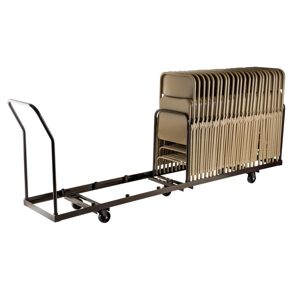 NPS® Folding Chair Dolly For Vertical storage, 50 Chair Capacity