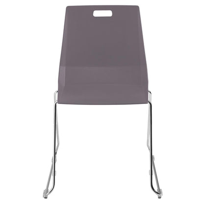 NPS® LūvraFlex Chair, Poly Back/Seat, Grey