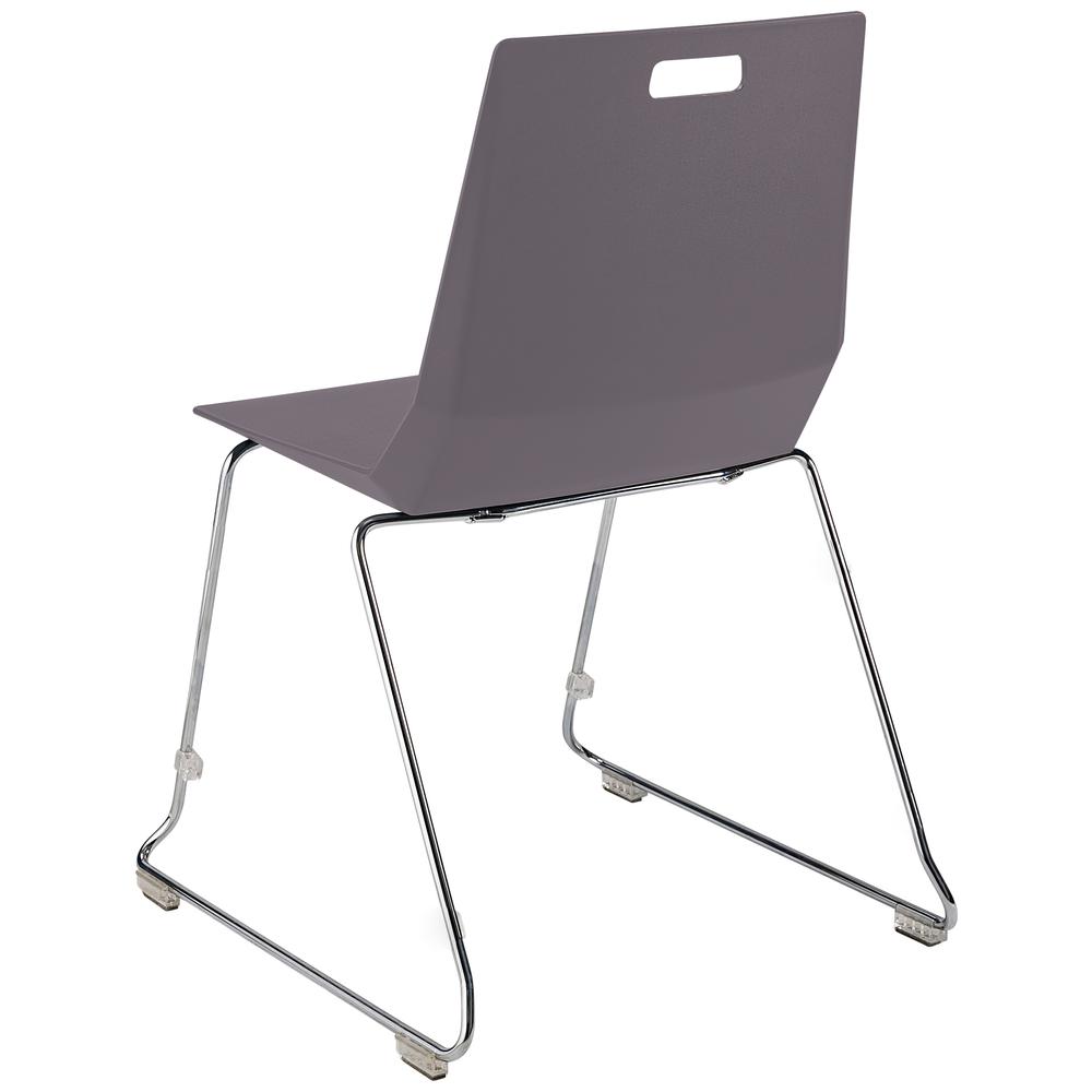 NPS® LūvraFlex Chair, Poly Back/Seat, Grey