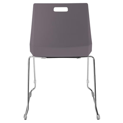 NPS® LūvraFlex Chair, Poly Back/Seat, Grey