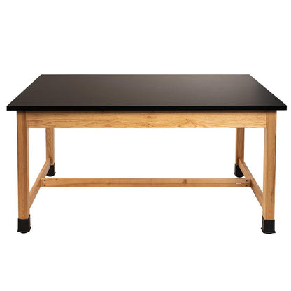 NPS® Wood Science Lab Table, 42 x 60 x 30, Chemical Resistant Top