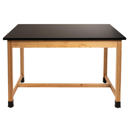 NPS® Wood Science Lab Table, 42 x 60 x 36, Chemical Resistant Top