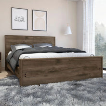 Galanto Full Bed Dark Brown MDF