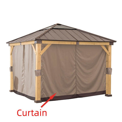 Sunjoy Universal Curtains for 11 ×11 ft Wood Framed Gazebos