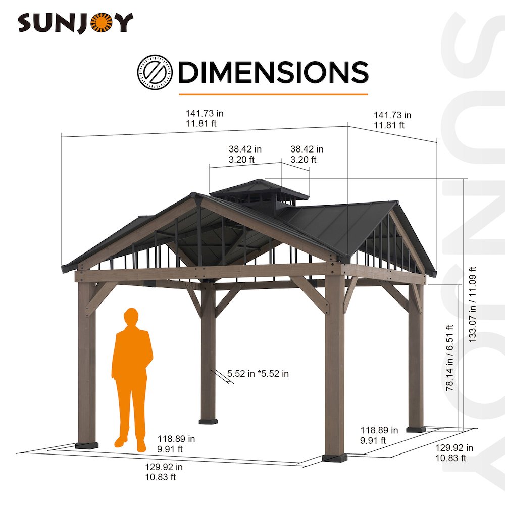 12 ft. x 12 ft. Roanforth Gazebo