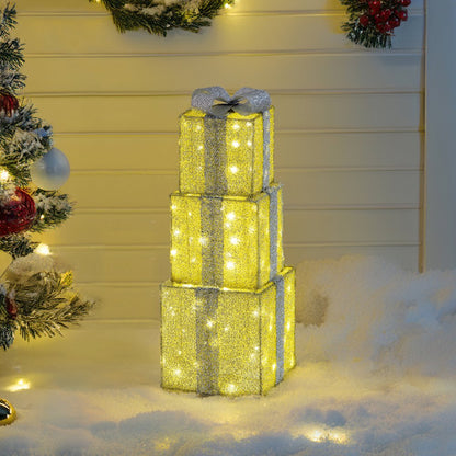 Sunjoy Gift Stack LED Illuminated Planter Spike