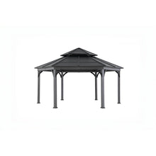 15 ft. x 18 ft. Ashland Hexagon Hardtop Gazebo with Aluminum Frame