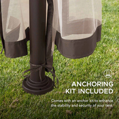 Soft Top Outdoor Steel Frame Gazebo Canopy
