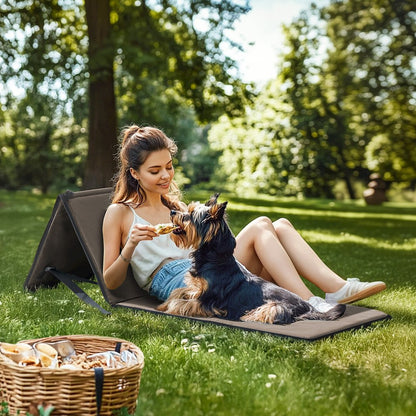Portable Backrest Chair 2PK, Folding Lightweight Camp Seat