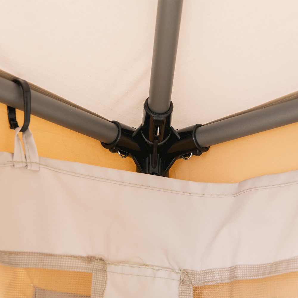 8 ft. x 8 ft. Outdoor Patio Gazebo with Mosquito Netting
