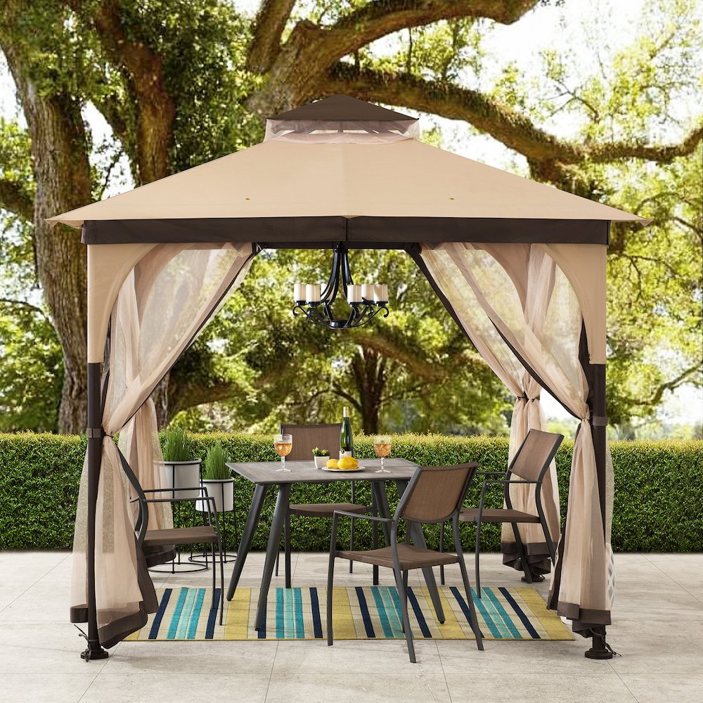 Soft Top Outdoor Steel Frame Gazebo Canopy
