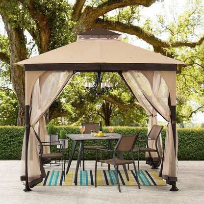 Soft Top Outdoor Steel Frame Gazebo Canopy