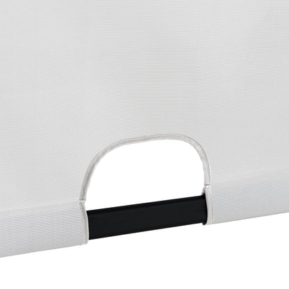 9 ft. x 9 ft. Black Steel Classic Pergola with Adjustable White Sling Shade