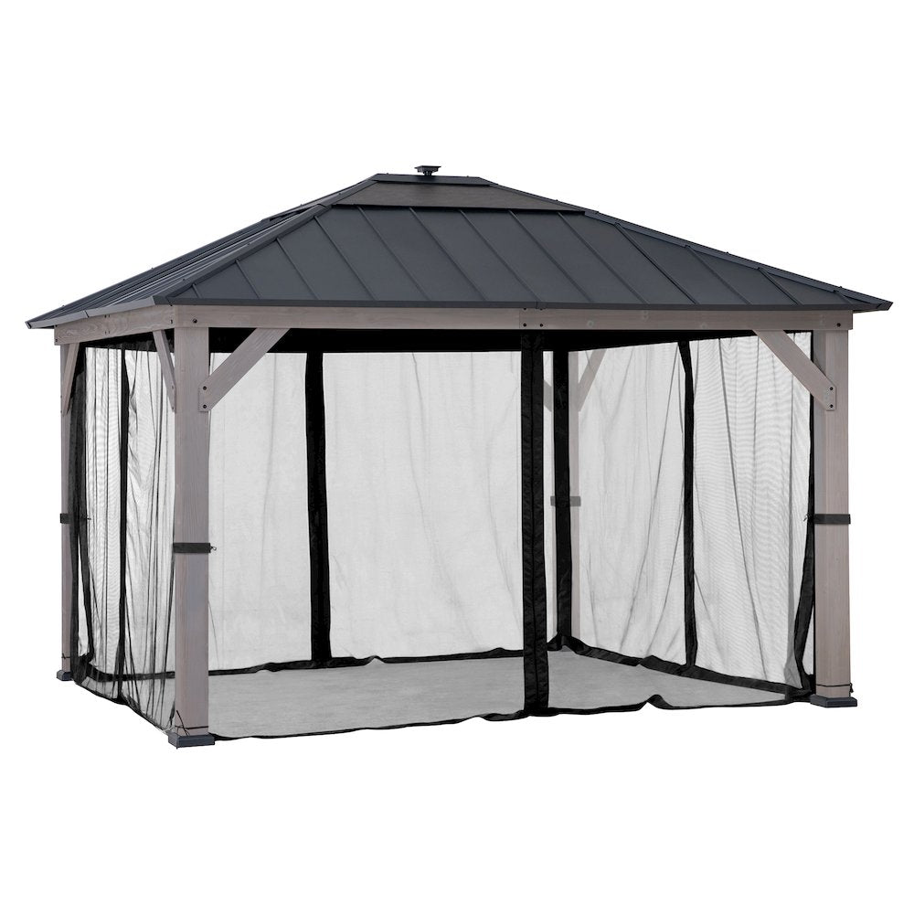 Universal Mosquito Netting for 11 ft. x13 ft. Wood-Framed Gazebos