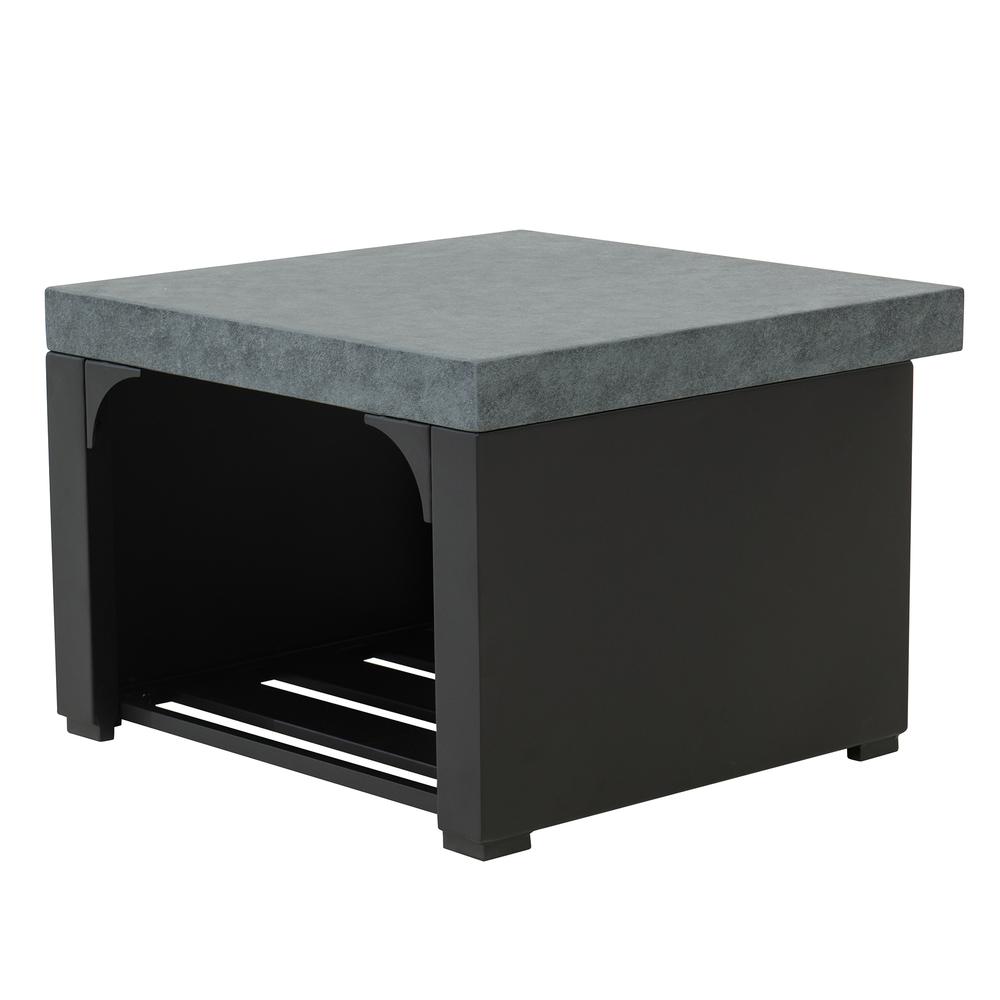 Wood Burning Fireplace –  Outdoor Steel Fireplace with Chimney, Log Holders