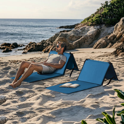 Portable Backrest Chair 1PK, Folding Lightweight Camp Seat