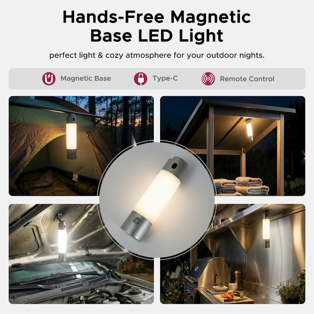 10 ft. x 10 ft. POP UP Gazebo with Detachable LED Light, Gray