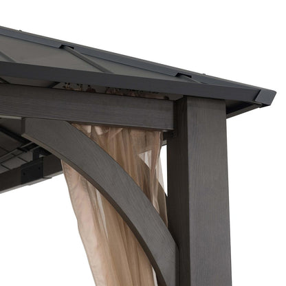 13 ft. x 15 ft. Churchill Hard Top Gazebo With Netting