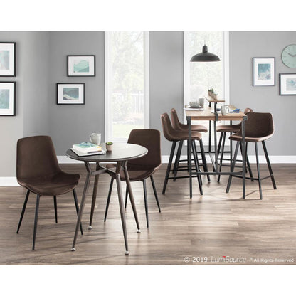 Antique Metal Clara Round Dinette Table