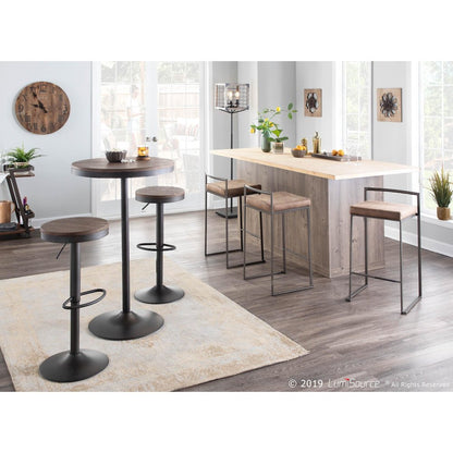 Antique, Brown Dakota Bar Table