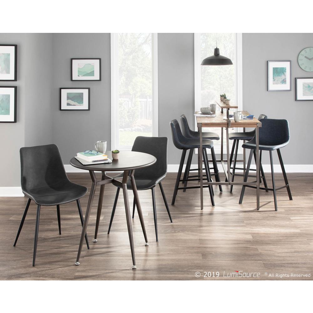 Antique Metal Clara Round Dinette Table