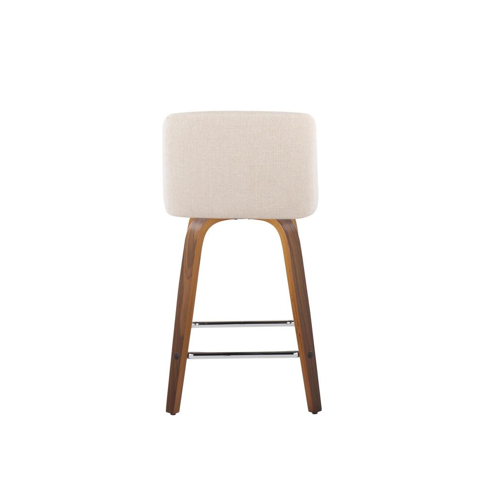 Brown Toriano 24" Fixed Height Counter Stool - Set of 2