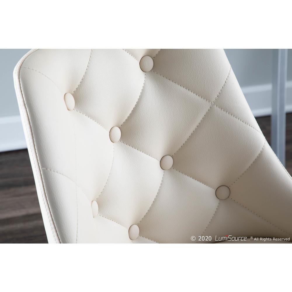 Walnut, Cream Giovanni Chair