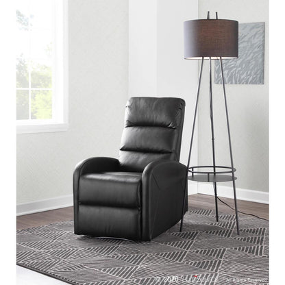 Black PU Dormi Recliner Chair