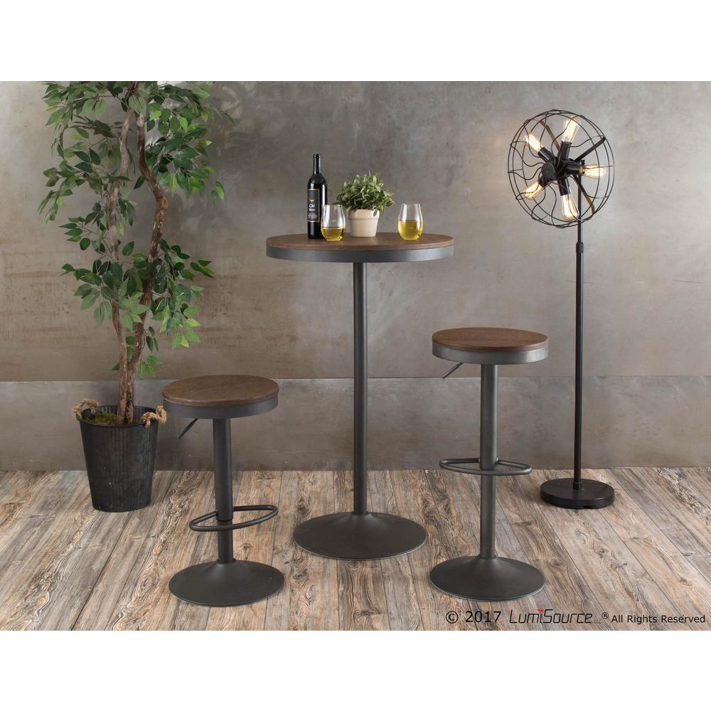 Grey, Brown Dakota Bar Table