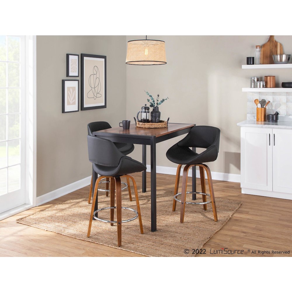 Fabrico Fixed-Height Counter Stool - Set of 2