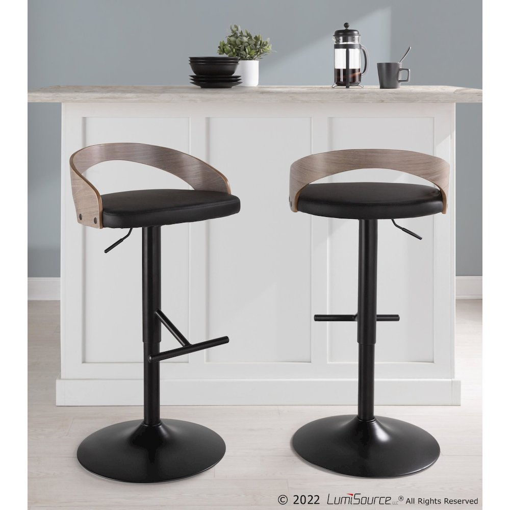 Grotto Adjustable Barstool - Set of 2