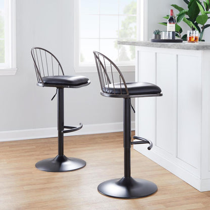Riley Adjustable Barstool - Set of 2