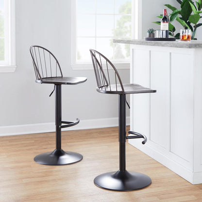 Riley Adjustable Barstool - Set of 2
