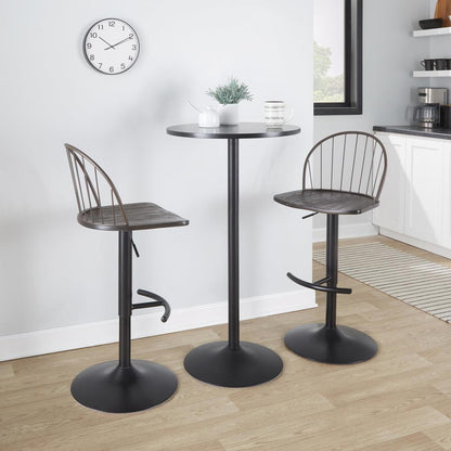 Riley Adjustable Barstool - Set of 2
