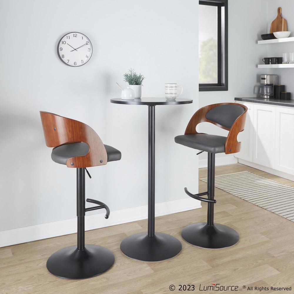 Pino Adjustable Barstool - Set Of 2