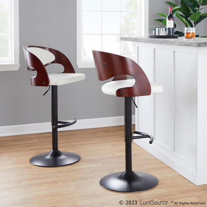 Pino Adjustable Barstool - Set Of 2
