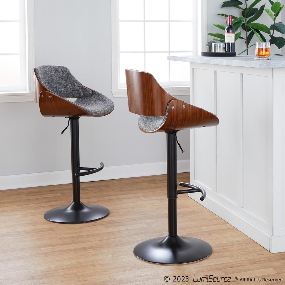 Multi Fabrizzi Adjustable Barstool - Set of 2