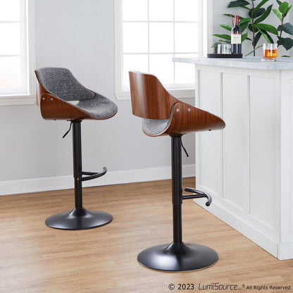 Multi Fabrizzi Adjustable Barstool - Set of 2