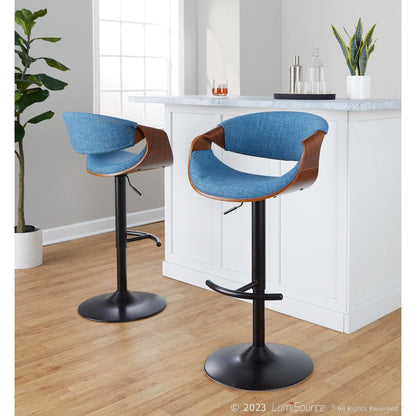 Curvo Adjustable Barstool - Set of 2