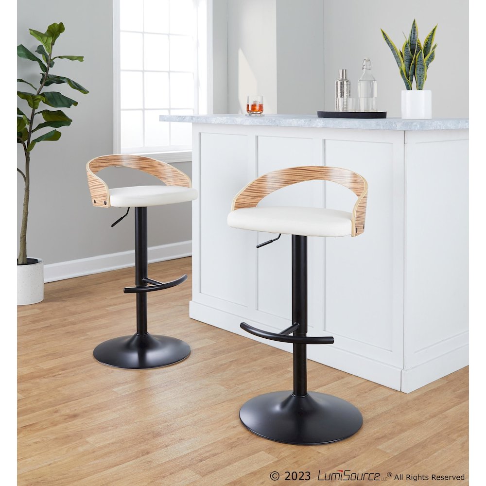 Grotto Adjustable Barstool - Set of 2